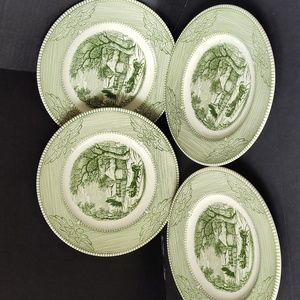 Mount Clemens China Winter Dining Plates set of 4 - Replacement Plateware